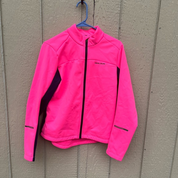 Pearl Izumi Jacket Womens Medium Full Zip Cycling Thermal Reflective Pockets - Picture 1 of 8